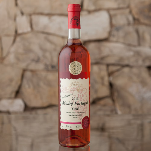 Modrý Portugal Rosé Exclusive kabinetní 2013, Vinařství Buchtovi, Velké Pavlovice 0,75l